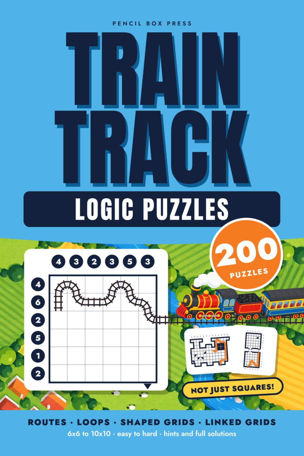 Train Track Logic Puzzles book cover